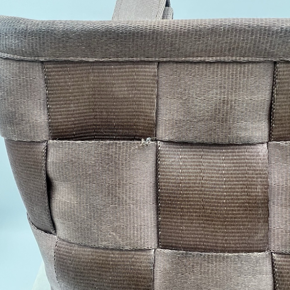 HARVEYS The Original Seatbelt Small Tote‎ Shoulder Bag Purse Brown Vintage - Picture 3 of 9